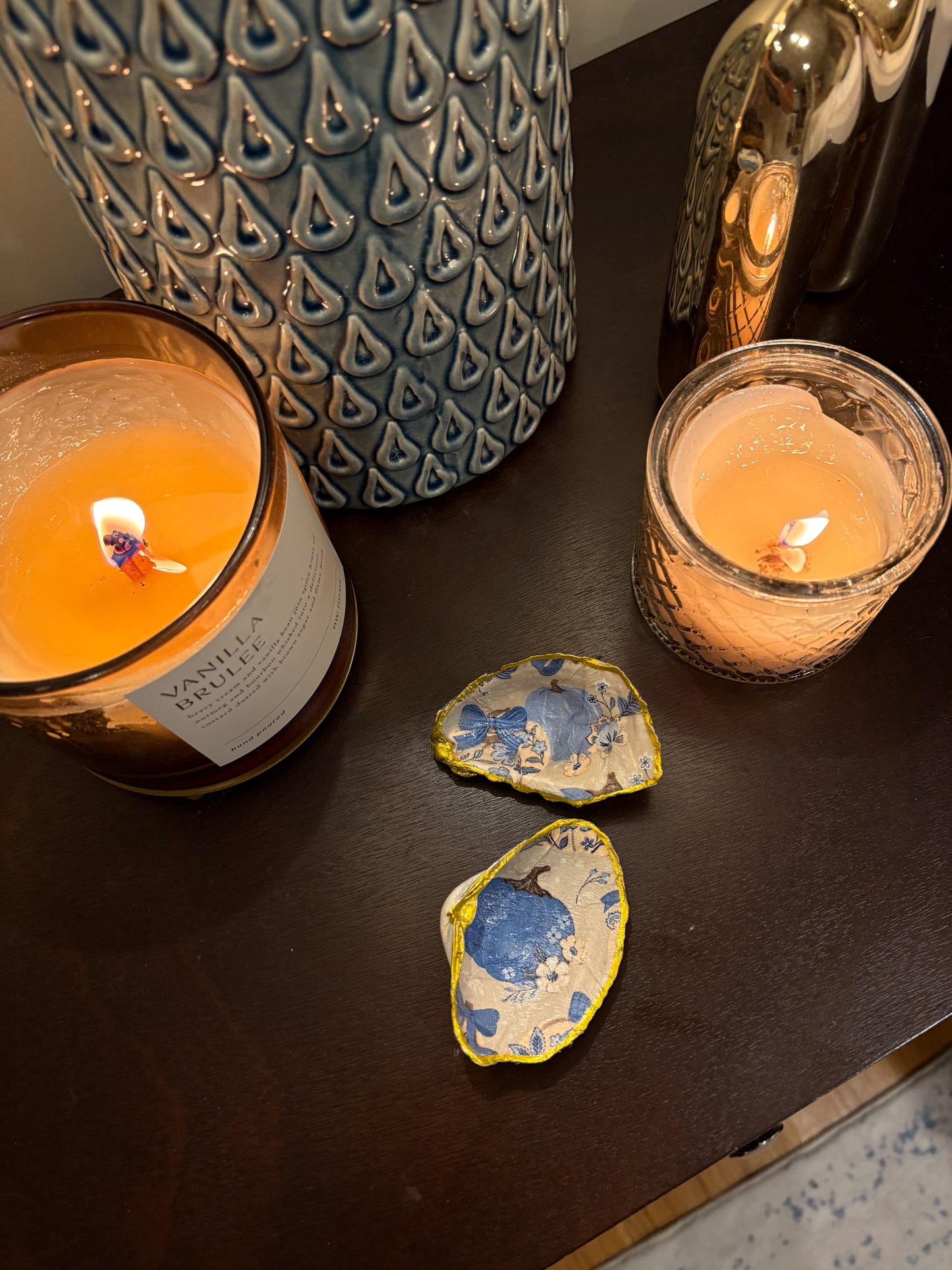 Coastal Pumpkin Ring Dish Set
