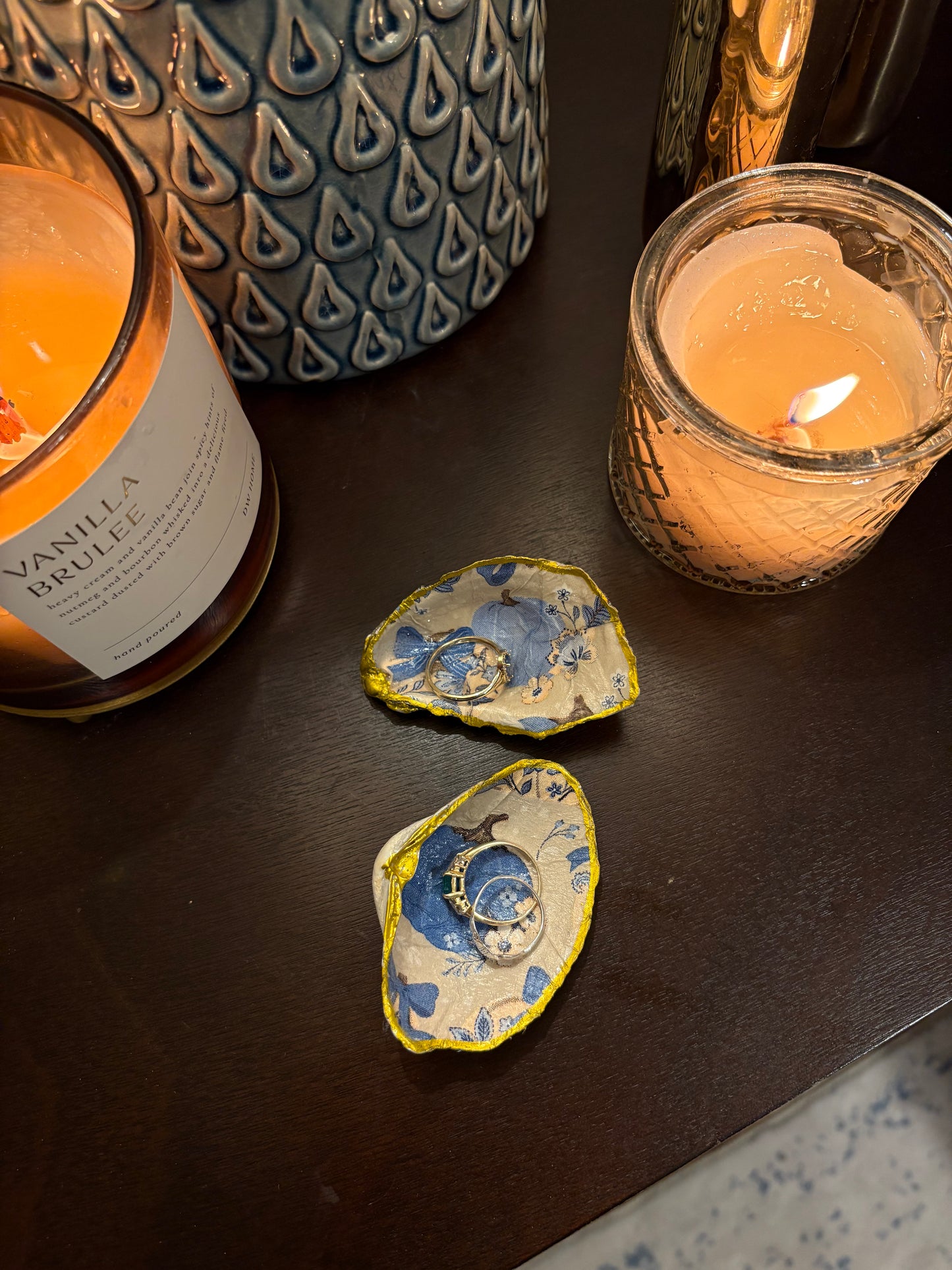 Coastal Pumpkin Ring Dish Set