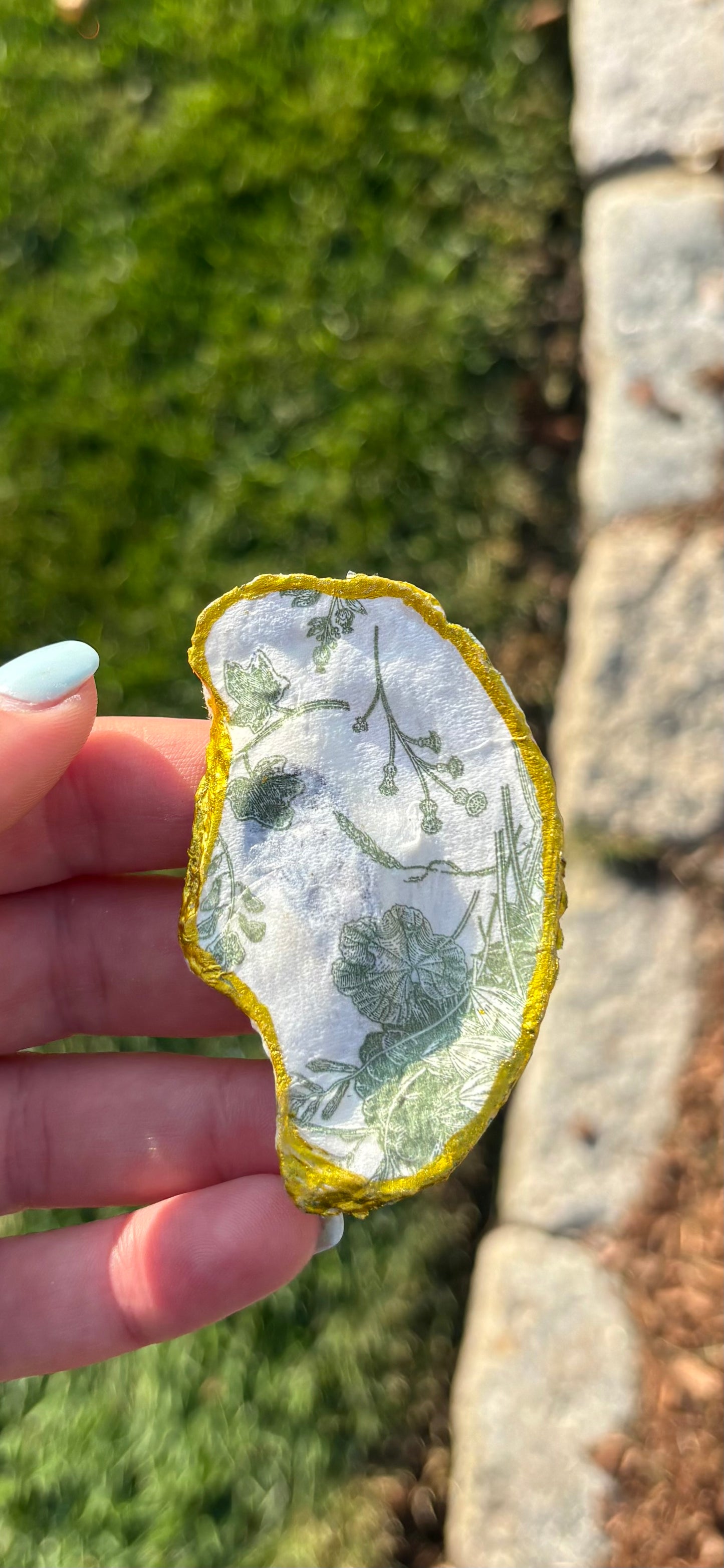 Green Floral Trinket