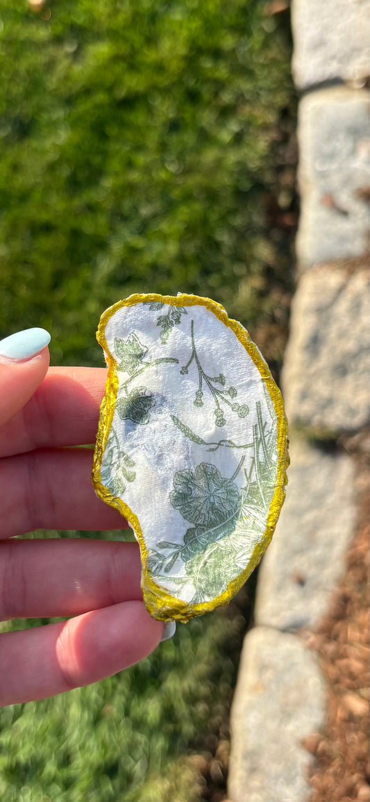 Green Floral Trinket