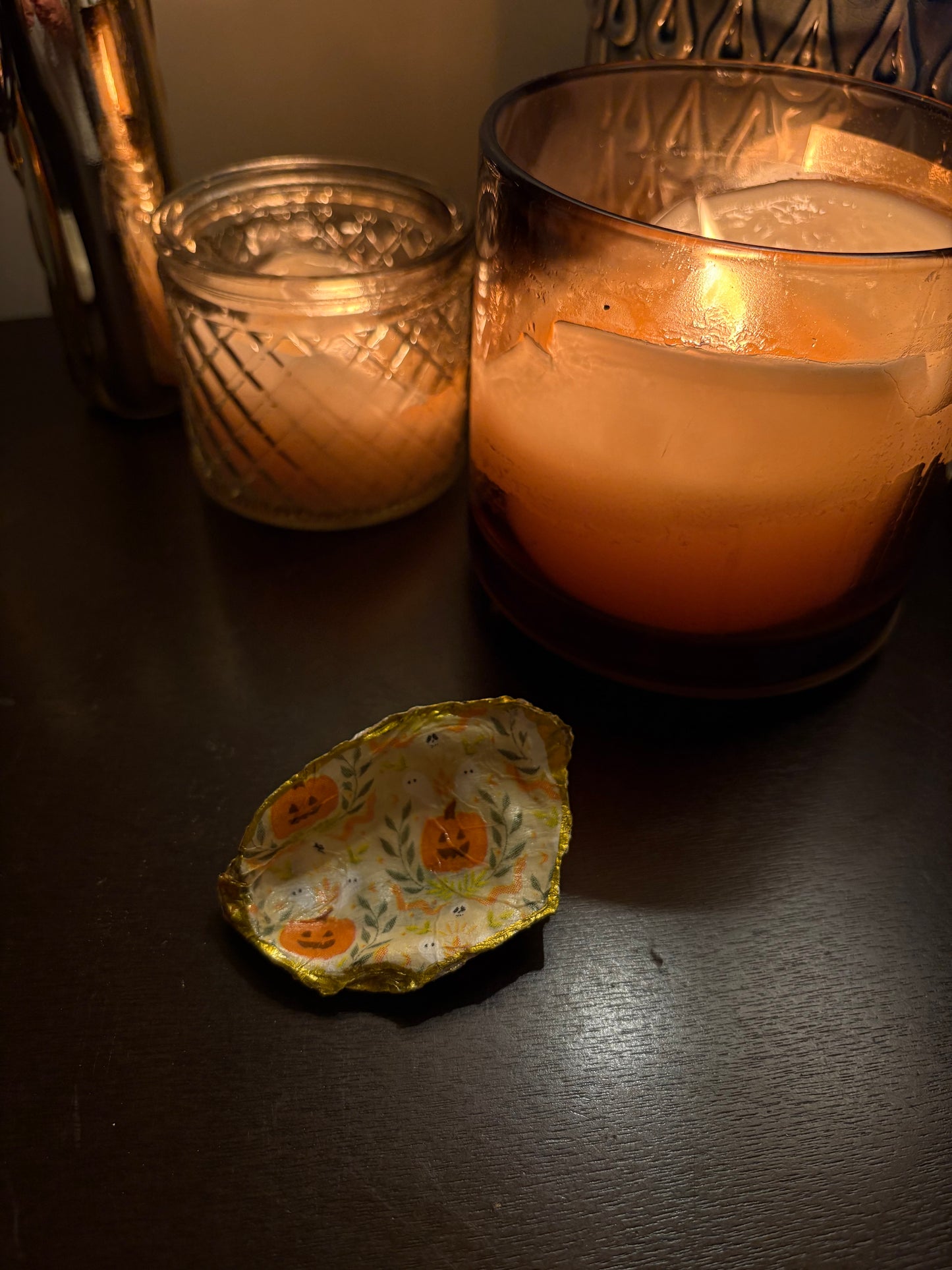 Pumpkin Oyster Ring Dish