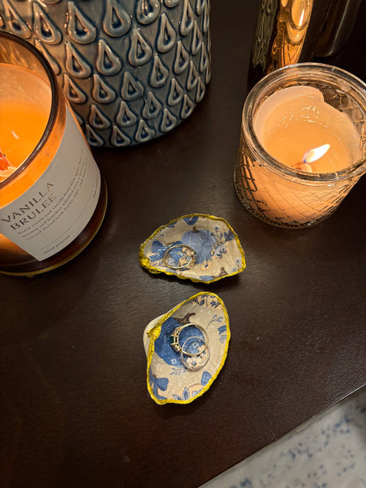 Coastal Pumpkin Ring Dish Set