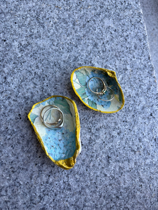 Hydrangea Ring Dish Set