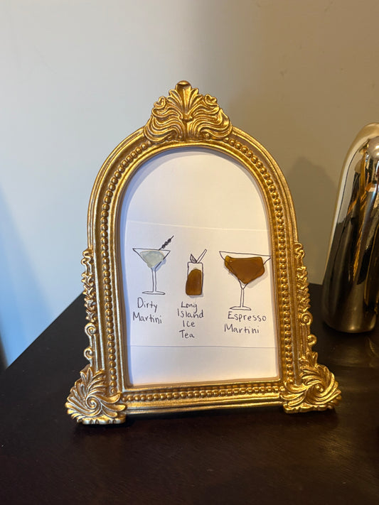 Cocktail Sea-glass + Frame